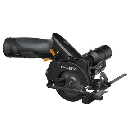 Attēls no 12V Cordless Circular Saw 85 mm - Fixxpack 2.0 Set (incl. 2.0Ah battery & USB-C charging cable)