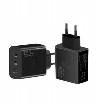 Attēls no 160W QC5.0 Super fast charger with USB port / x2 PD USB-C port