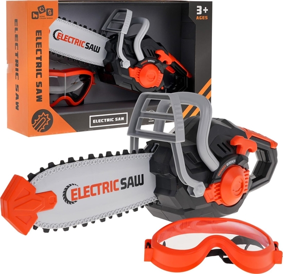 Изображение 1DEA.me Zestaw Maego Drwala dla dzieci 3+ Interaktywna Pia Mechaniczna + Gogle Ochronne