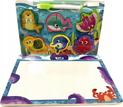 Picture of 1PUNKT Drewniana Tablica + Puzzle Ocean