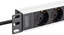 Picture of 1U Alu PDU, rackmount, 9x Safety outlet 16A, 230VAC, 50/60Hz, IEC C20 plug