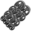 Attēls no 30mm svara diski Tri-Grip weight plates made of cast iron set 29 kg / 2 x 5 kg + 6 x 2.5 kg + 4 x 1 kg - Marbo Sport