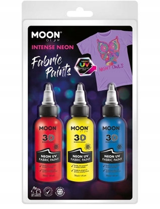 Picture of 3-pak neon UV stofmaling