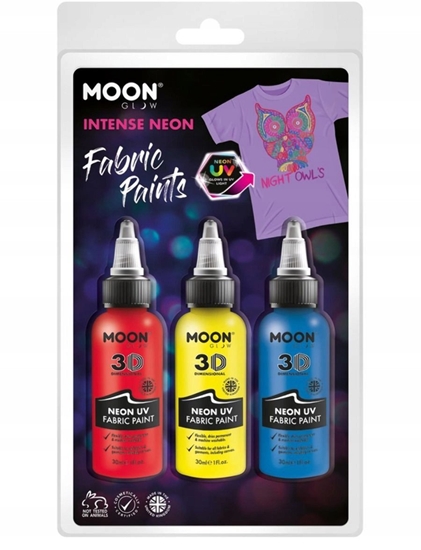 Picture of 3-pak neon UV stofmaling