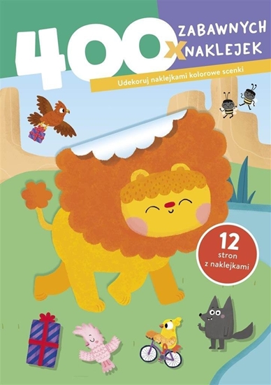 Picture of 400 zabawnych naklejek. Lew