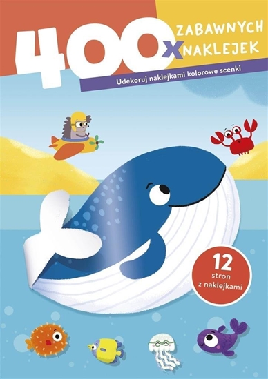 Picture of 400 zabawnych naklejek. Wieloryb