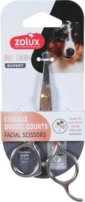 Attēls no 4DOGS ZOLUX Noyczki krótkie dla psa do pyska DOG SALON