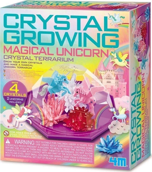 Изображение 4M - Crystal Growing / Magical Unicorn Crystal Terrarium - (4M-03928)