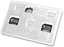 Изображение 4smarts 4smarts SIM Card Organiser with Adapters white silver - 4S461347