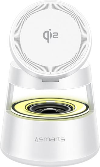 Picture of 4smarts 541535 adowarka do urzdze przenonych Zestaw suchawkowy, Smartfon, Smartwatch Biay USB Bezprzewodowe adowanie Wewntrzna, Zewntrzna
