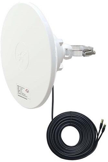 Picture of 5G / LTE / CBRS 2x2MIMO antena, 1.7-4.2GHz, 2x 12dBi, IP67
