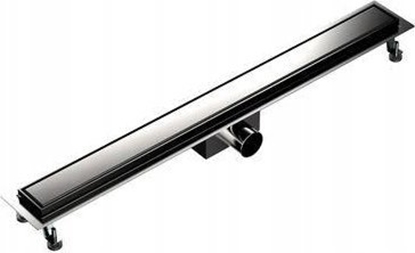 Picture of 600 liniowe odwodnienie prysznicowe AQUA STEEL LA z rusztem szlifowanym SZGM (S)