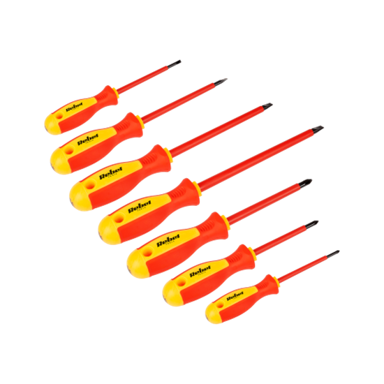 Picture of 7 gab.izolētu skrūvgriežu komplekts | darbam augstsprieguma instalācijās līdz 1000 V