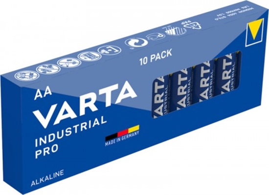 Изображение AA / LR6  baterijas Varta Industrial Alkaline MN1500/4006 iepakojumā 10 gb.