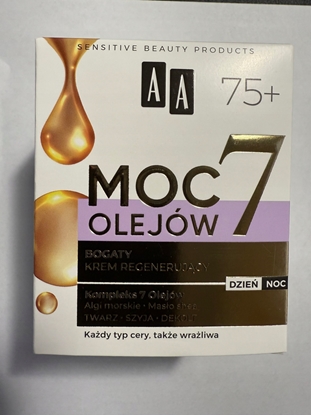Attēls no AA MOC 7 OLEJÓW Krem 75+ regenerujcy 50ml