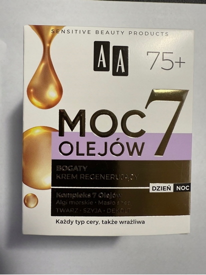 Picture of AA MOC 7 OLEJÓW Krem 75+ regenerujcy 50ml