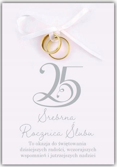 Picture of AB Card Kartka okoliczno¶ciowa Rocznica ¶lubu 25