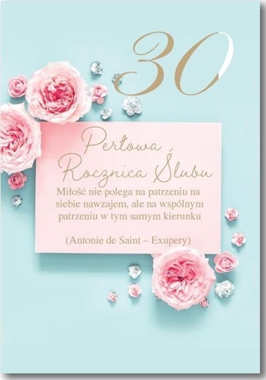 Picture of AB Card Kartka okoliczno¶ciowa Rocznica ¶lubu 30