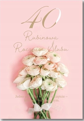 Attēls no AB Card Kartka okoliczno¶ciowa Rocznica ¶lubu 40