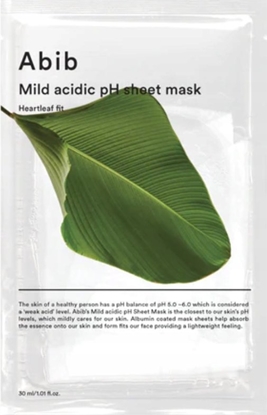 Picture of ABIB_Mild Acidic pH Sheet Mask Heartleaf Fit maska w pachcie do twarzy 30ml