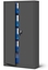 Attēls no Abschließbarer Aktenschrank für Büro JAN, 900 x 1850 x 400 mm, anthrazit