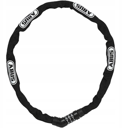 Picture of Abus chain lock, 4804C/75, with combination, black