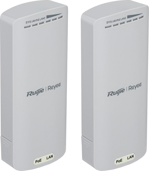 Picture of Access Point Reyee Bridge Reyee | Wi-Fi 4 - 802.11n - 300Mbps | Do transmisji bezprzewodowej 500m | 2 porty 100Mbps | Zasilany PoE | Zewntrzny IP55  (zestaw 2 szt.)
