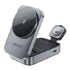 Изображение Acefast E22 Desktop 3-in-1 Wireless Chargingholder Metal Grey