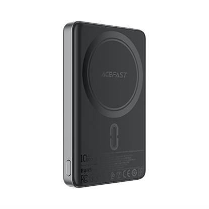 Изображение Acefast Powerbank Acefast M12-10000 PD20W ultra-slim, MagSafe compatible - black
