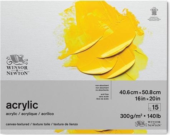 Изображение Acrylic Pad 300g 40,6x50,8cm, 15 pages