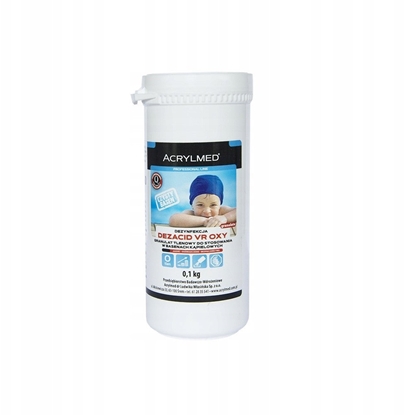 Picture of Acrylmed ACRYLMED 0,1kg DEZACID VR WHITE GRANULAT tlenowy do dezynfekcji wody