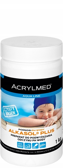 Picture of Acrylmed Acrylmed 1 kg Alkasol Plus preparat do podwyszania odczynu pH wody basenowej - granulat