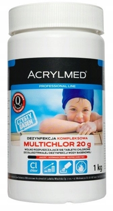 Picture of Acrylmed Acrylmed 3kg Triochlor 200g tabletki do basenów bakteriobójcze