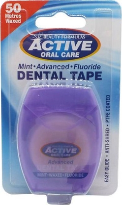 Attēls no Active Oral Care ACTIVE ORAL CARE_Dental Tape tama mitowa woskowana z fluorem 50 metrów