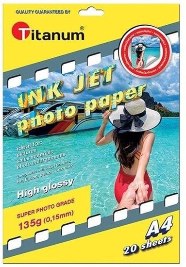 Picture of Activejet Papier A4/20K 135g fotograficzny do drukarek
