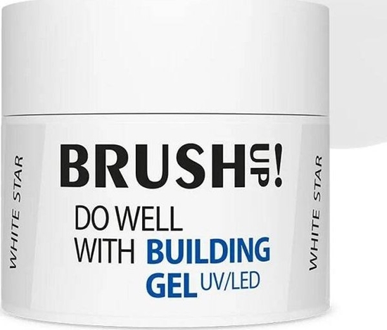 Изображение Activeshop BrushUp! Do Well with Building Gel el budujcy do paznokci White Star 12g