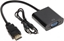 Picture of Adapter AV HDMI - D-Sub (VGA) czarny (HDMI/VGA+AU-ECO-3)