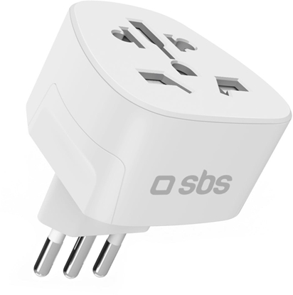 Attēls no Adapter podróny SBS IT - uniwersalny - biay