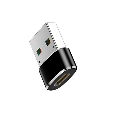 Изображение Adapter USB-C - USB black bulk