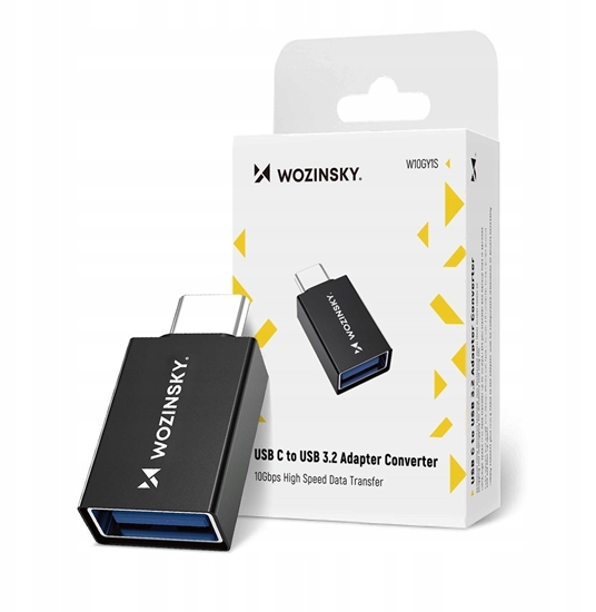 Picture of Adapter Wozinsky W10GY1S USB-C - USB-A 3.2 10Gb/s - czarny