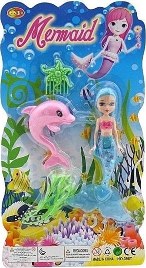 Picture of Adar Lalka syrenka z akcesoriami mini 7cm