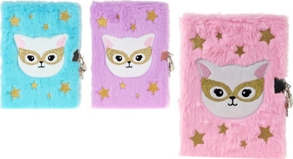 Picture of Adar Pamitnik A5 w okadce pluszowej MIX