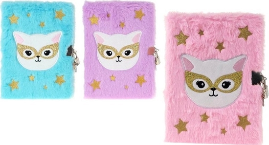 Picture of Adar Pamitnik A5 w okadce pluszowej MIX