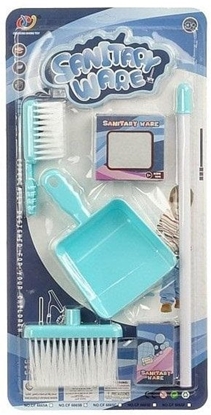 Picture of Adar Zestaw do sprztania 356764 szczotka z plastikowym kijkiem, szufelka, maa zmiotka