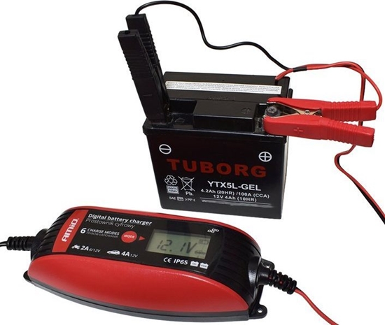 Picture of adowarka / prostownik cyfrowy 6V/12V 1.2-120Ah uniwersalny