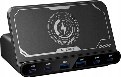 Picture of adowarka Blitzwolf Stacja adujca BW-S27 160W, 2xUSB-A, 4xUSB-C, 15W (czarna)