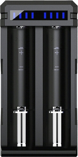 Изображение adowarka do akumulatorów 2x 18650 SC2 zasilanie U