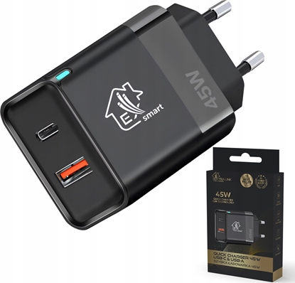 Attēls no adowarka ExtraLink Extralink Smart Life 45W, USB-C + USB-A