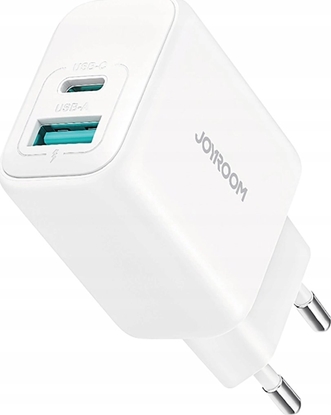 Picture of adowarka Joyroom adowarka Joyroom JR-TCF21 sieciowa USB-C / USB-A 20W PD / QC 3.0 - biaa