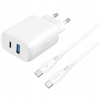 Attēls no adowarka Sieciowa 230v 30w Na Usb-c Usb Type-c + Usb Kabel 1m 60w Usb-c / Wcsp23011002 / Silicone Power 2 / Biay
